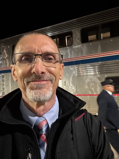 Rex Surber - Amtrak Sunset Eagle - MRC to LAX